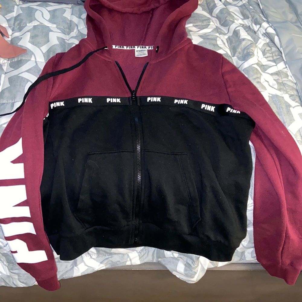 Victoria’s Secret pink sweatshirt